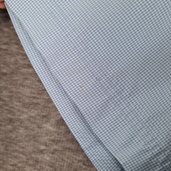 Orvis Shirt Men XXL Blue Button Down Short Sleeve Vented Fishing Hiking Tech - Picture 11 of 15